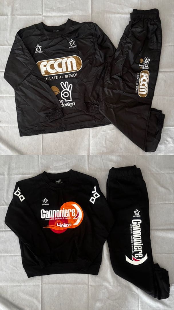 【限定値下げ】【新品】SPAZIO ピステ上下 スウェット上下 4点セット売り