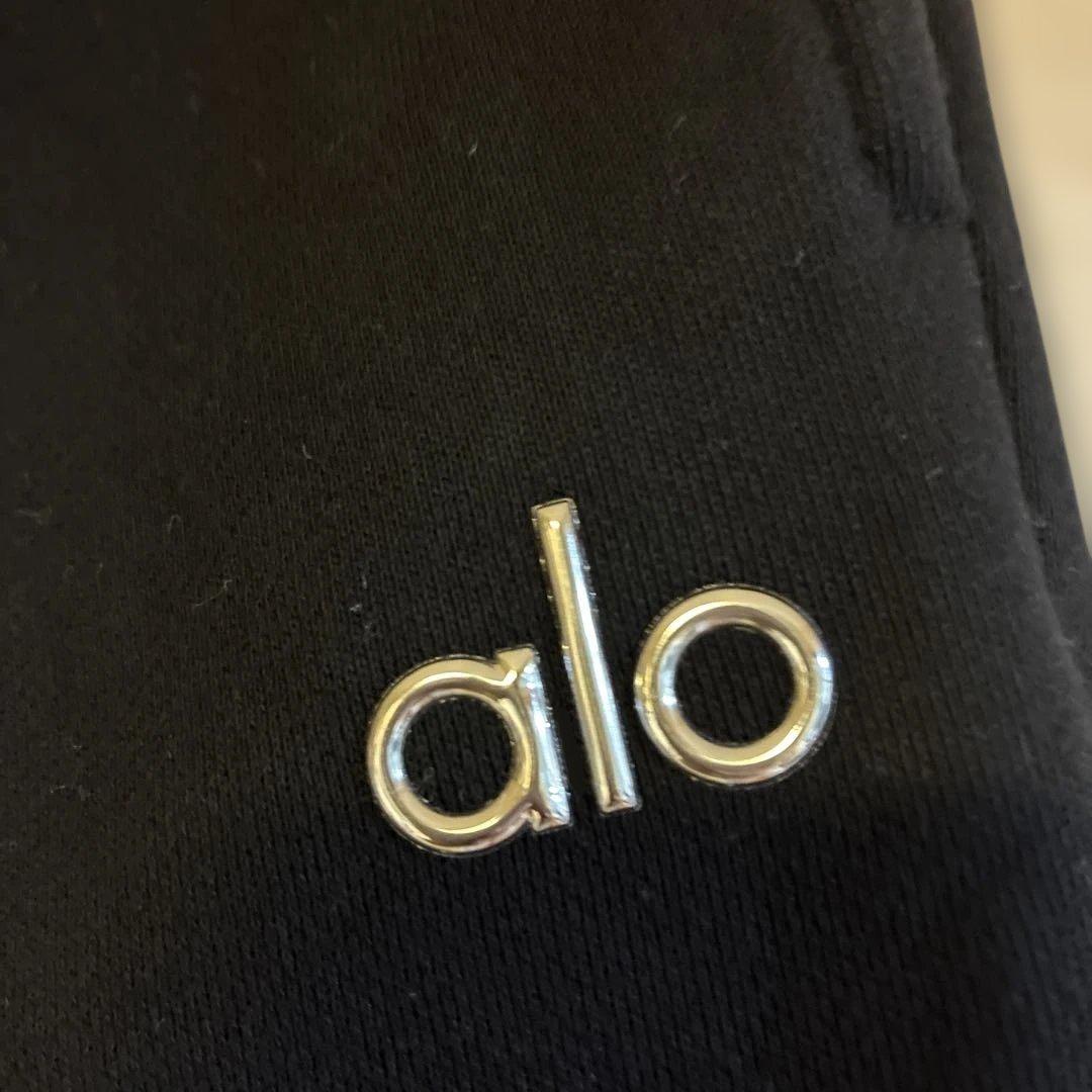 alo 黒 ジャージパンツ 新品未使用 Sサイズ
