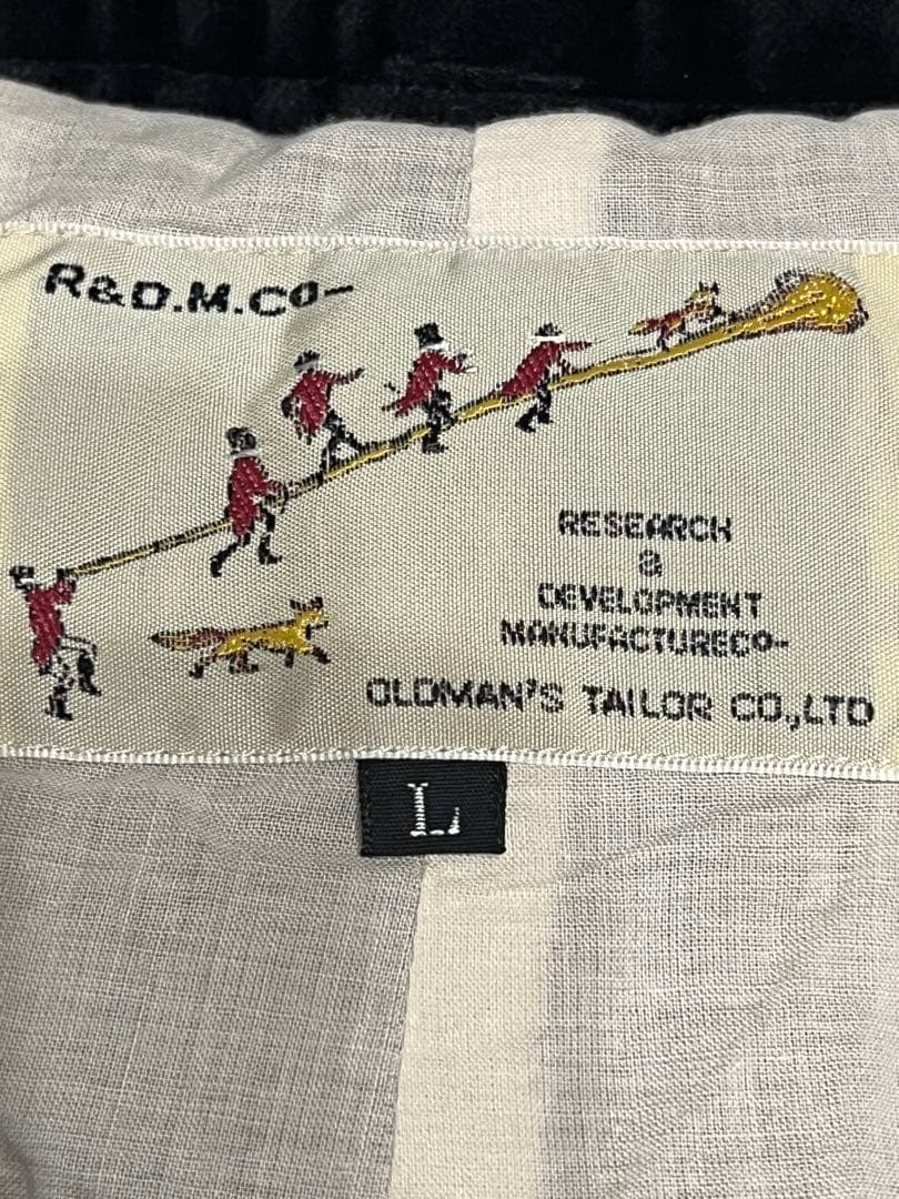ど*こ様 R&D.M.Co- オールドマンズテーラー　ガンクラブチェックダブルタ