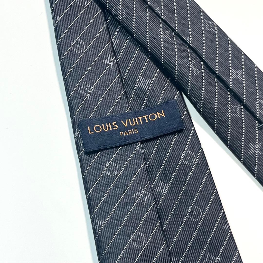 現行✨極美品✨LOUIS VUITTON ネクタイ　モノグラム　LV ナロータイ