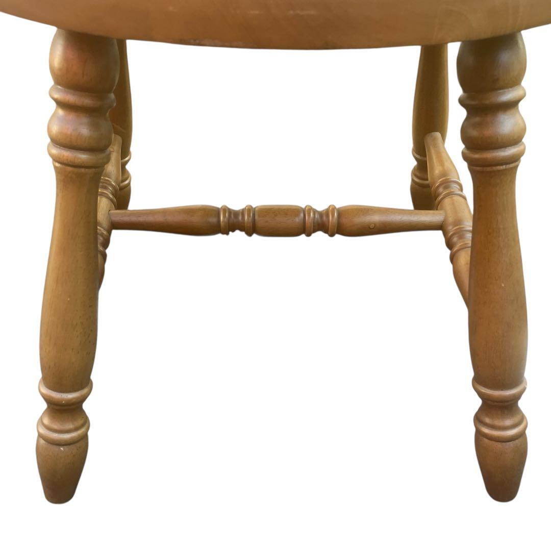 ウィンザーチェア ダイニングチェア 木製チェア 英国風アンティーク　ホイール