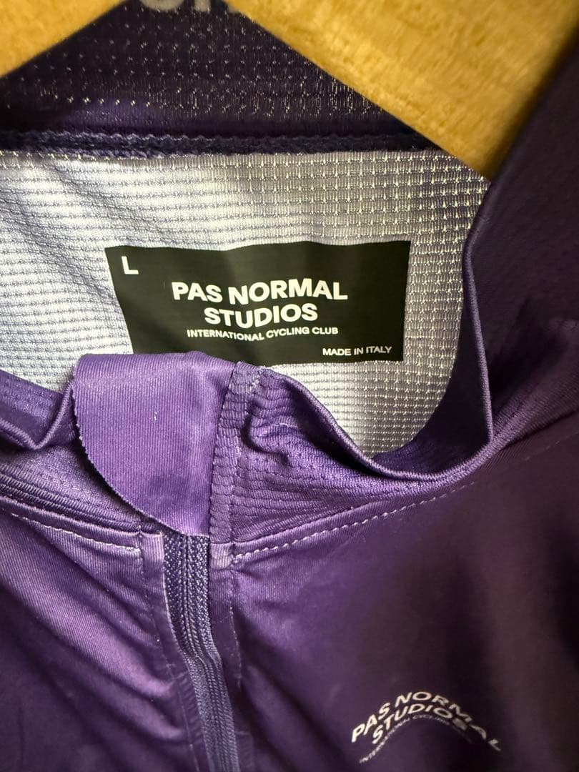 桃*ゴ様 PAS NORMAL STUDIOS サイクルジャージ L パープル