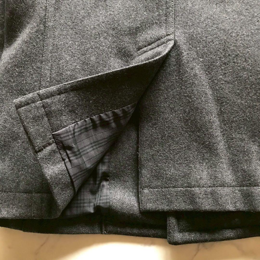 美品/XLサイズ●バーバリーロンドン コート ノバチェック メタルボタン グレー