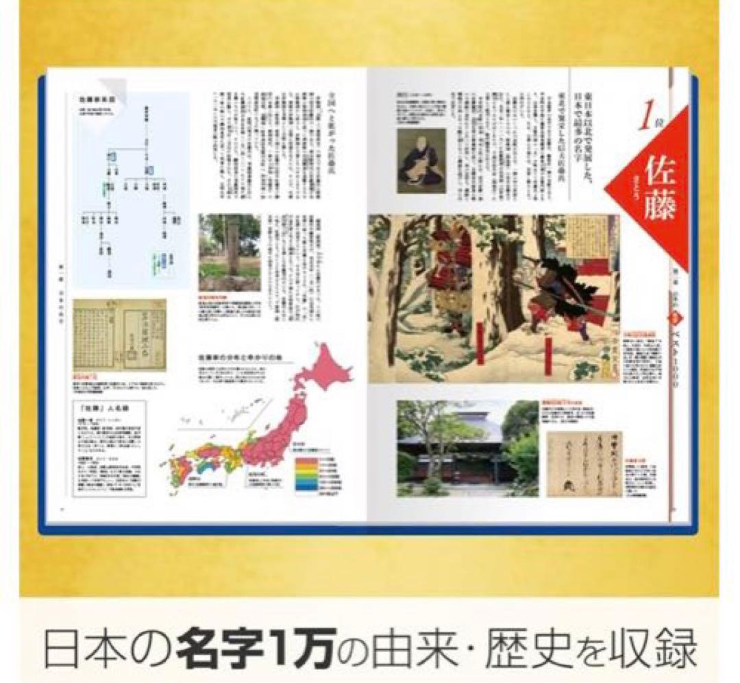 ユーキャン　名字大辞典　家紋大辞典　 図鑑　解説