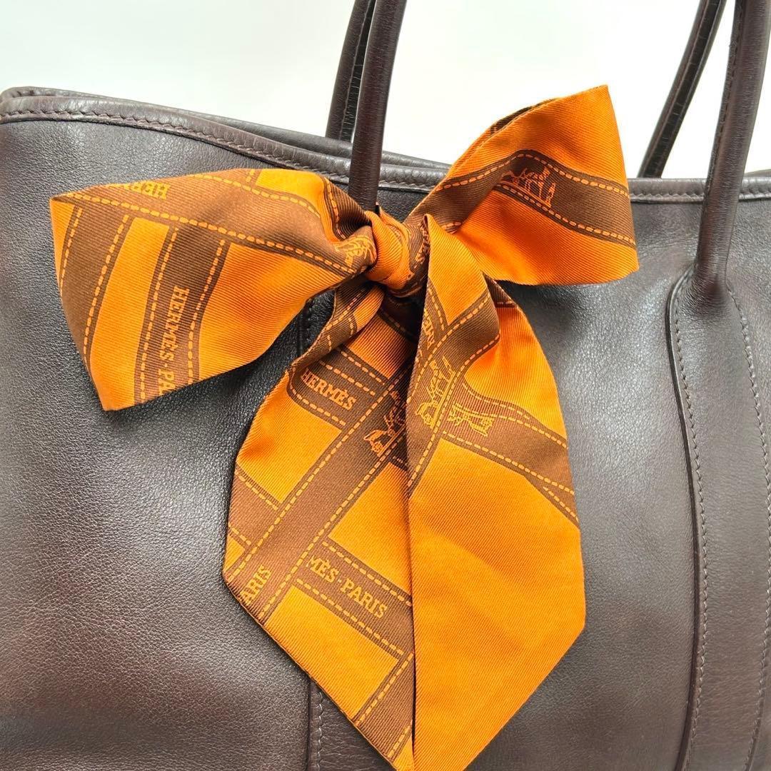 ❣️エルメス❣️HERMESガーデンツイリーTPMハンドバッグ【美品】ツイリー