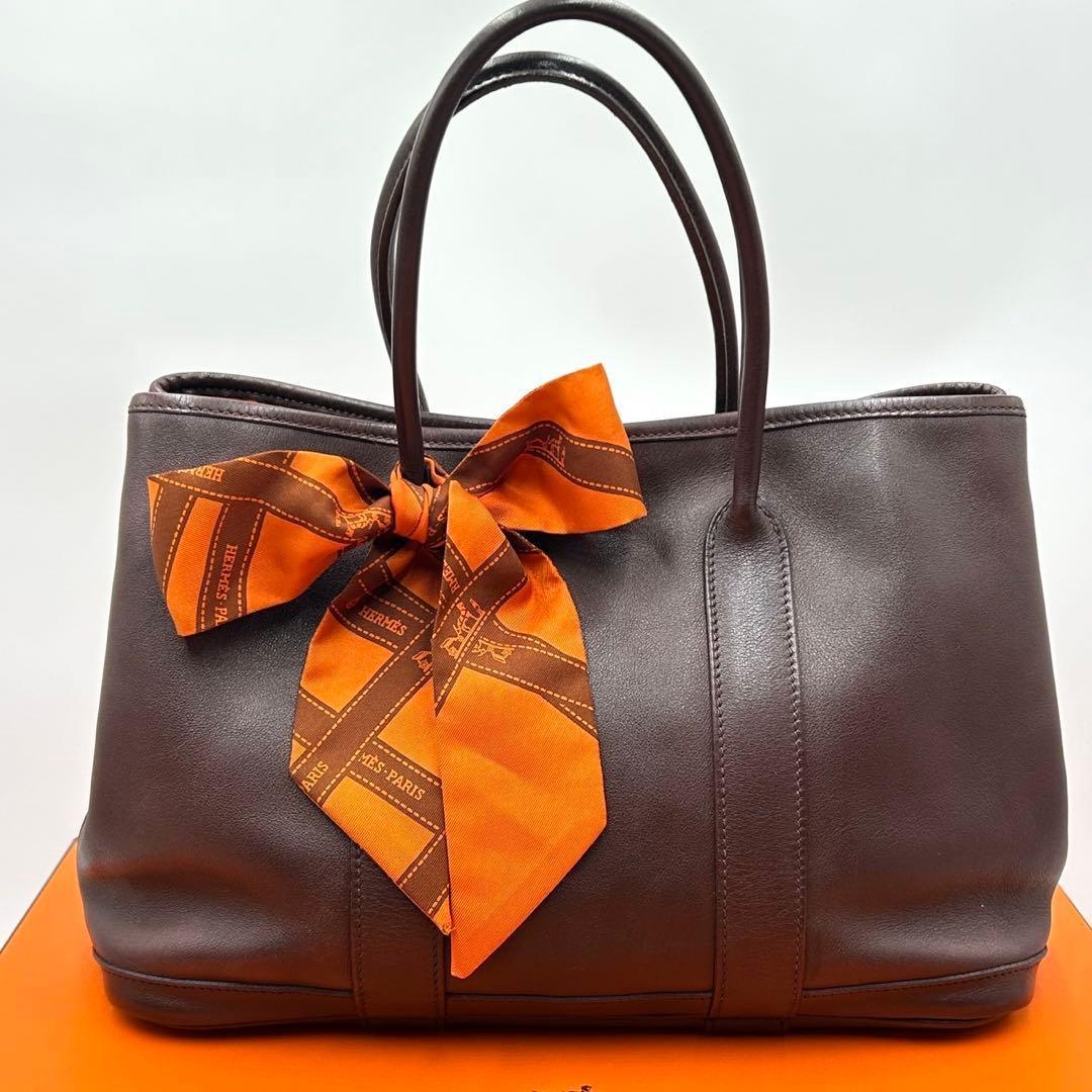 ❣️エルメス❣️HERMESガーデンツイリーTPMハンドバッグ【美品】ツイリー