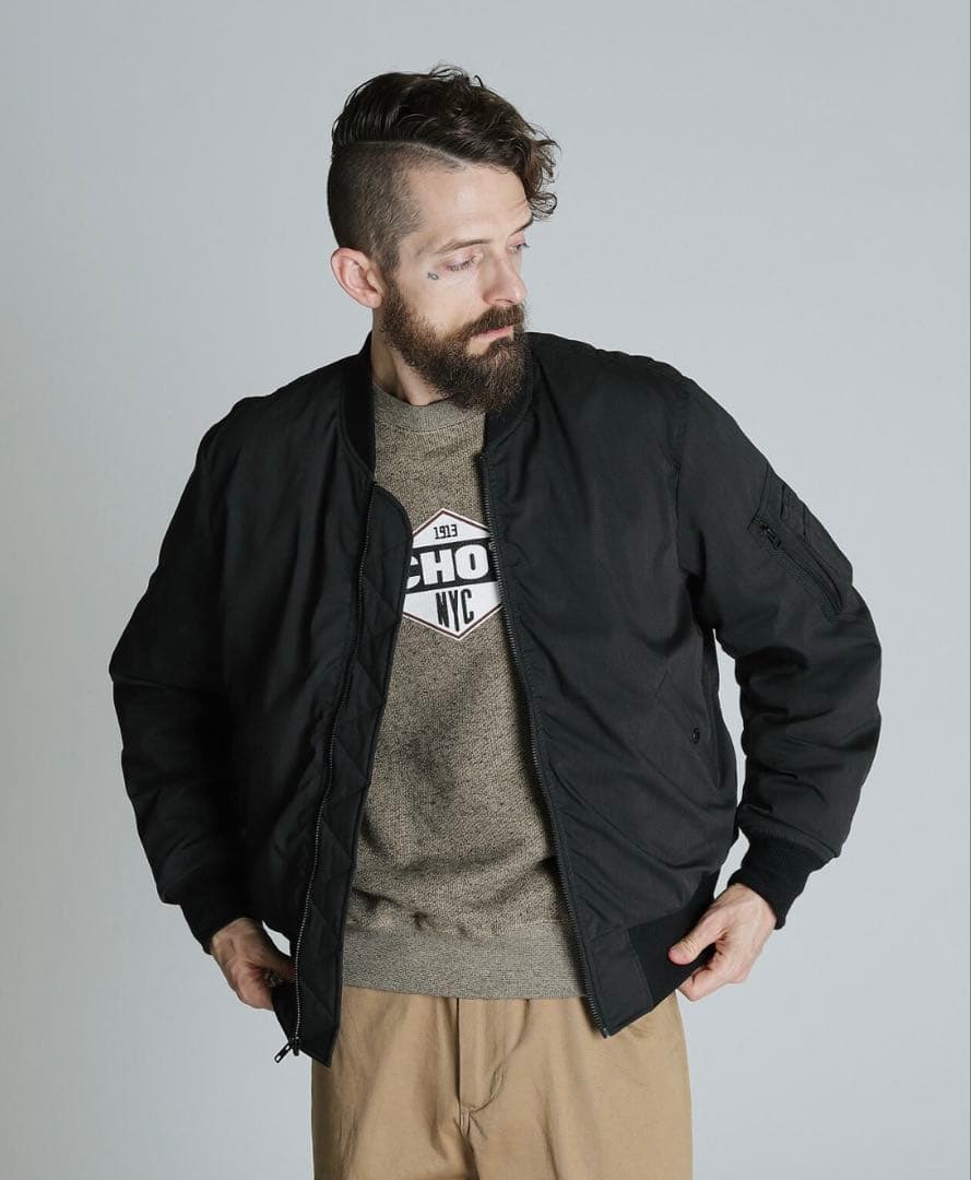 Schott×NANGA / HINOC MA-1 /ヒノックMA-1 Sサイズ