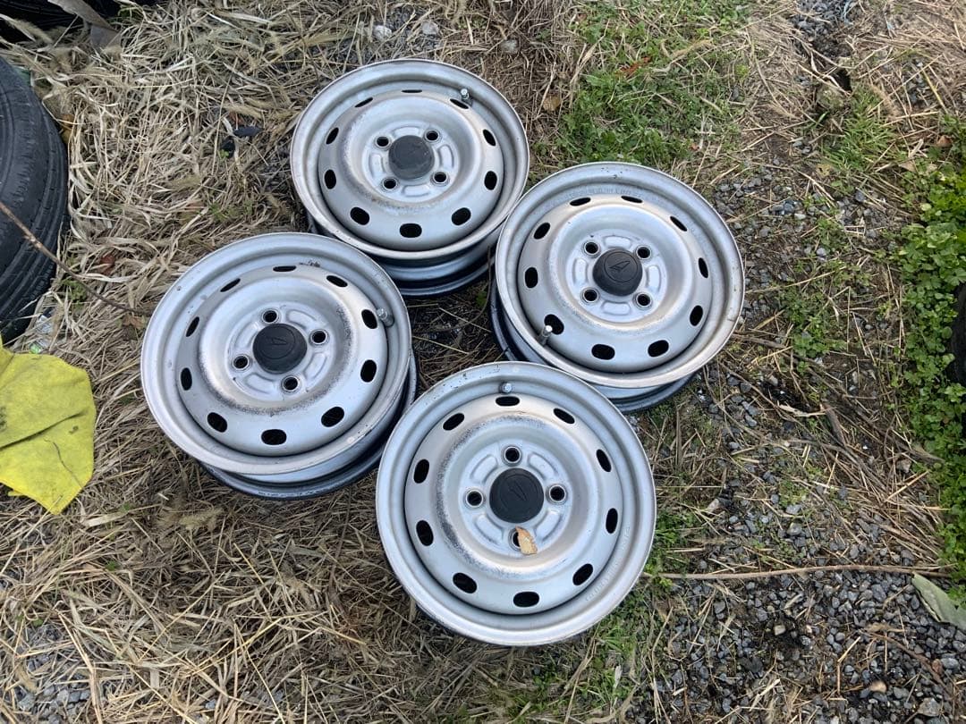 別途送料1500 ダイハツ　純正　4穴　12インチ　スチールホイール　4本セット