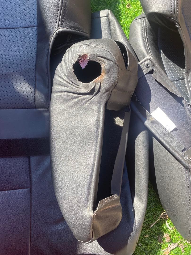 スティングレー スズキ シートカバー 黒