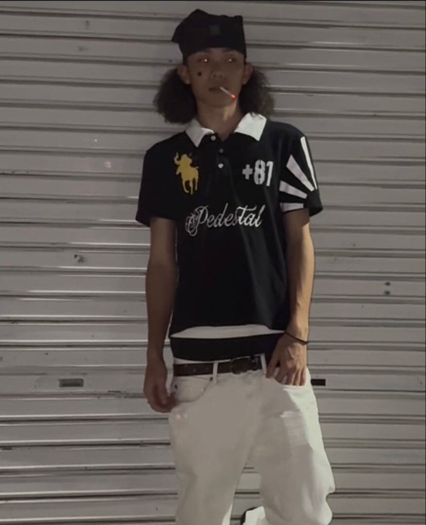 Pedestal 日本地図ポロシャツ