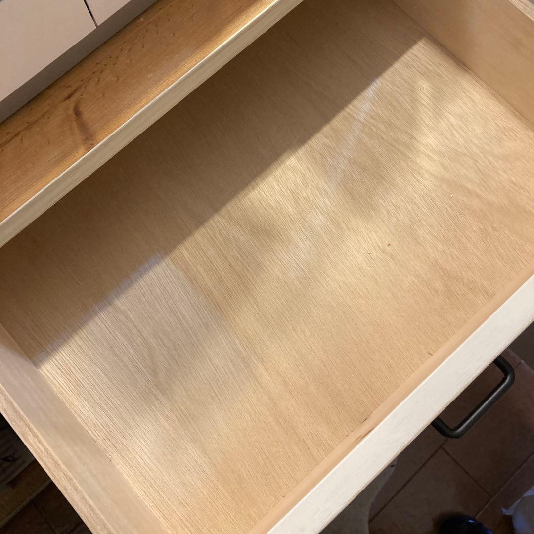 店舗用 レジカウンター 什器 木製 ガラスケース付き 幅95cm