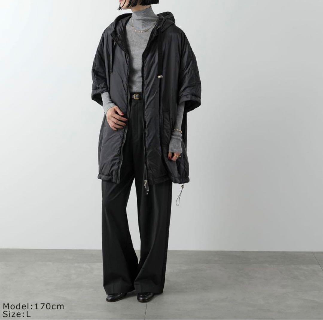 【超美品】Max Maraマックスマーラ テクニカル キルティング ケープダウン