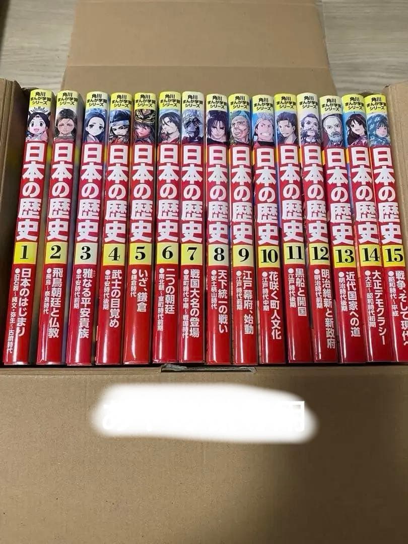 角川まんが学習シリーズ 日本の歴史 全15巻定番セット