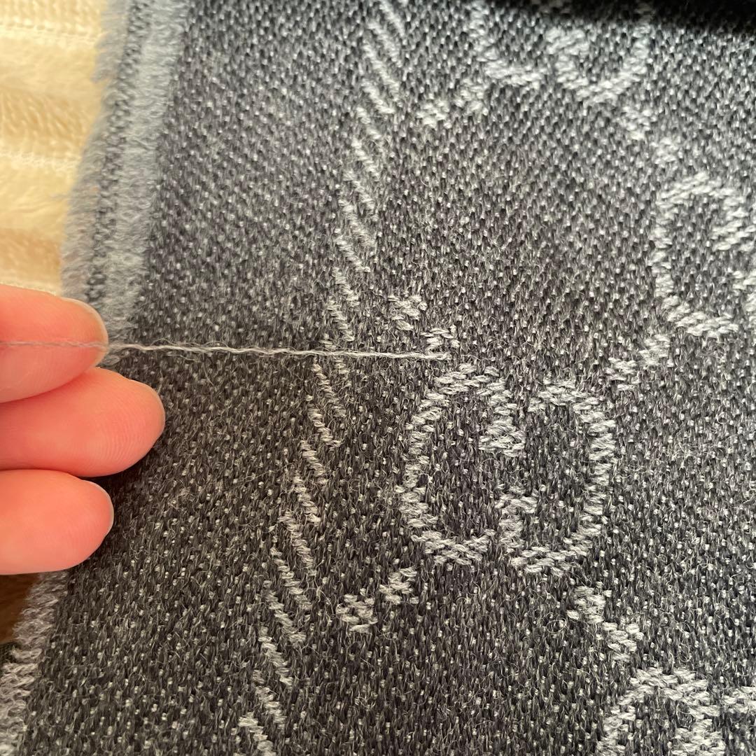 GUCCI GGパターン マフラー グレー