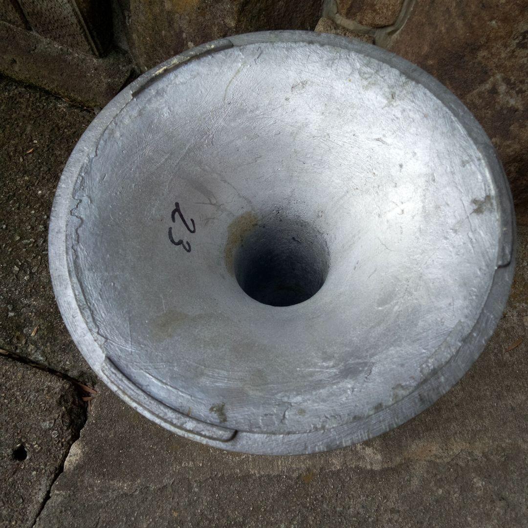 【希少】スタンド灰皿　昭和レトロ　レアなウグイスグリーン　アンティーク