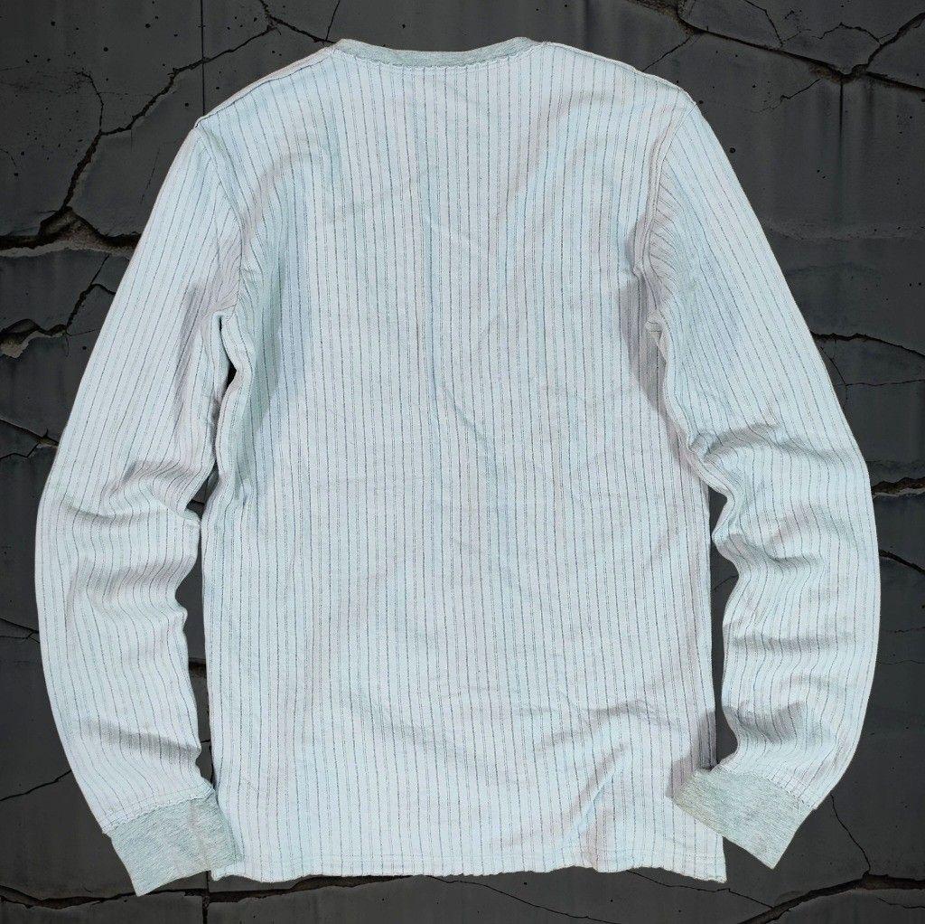 y2k 00s DIESEL ストライプ Vネックカットソー 平成 グランジ