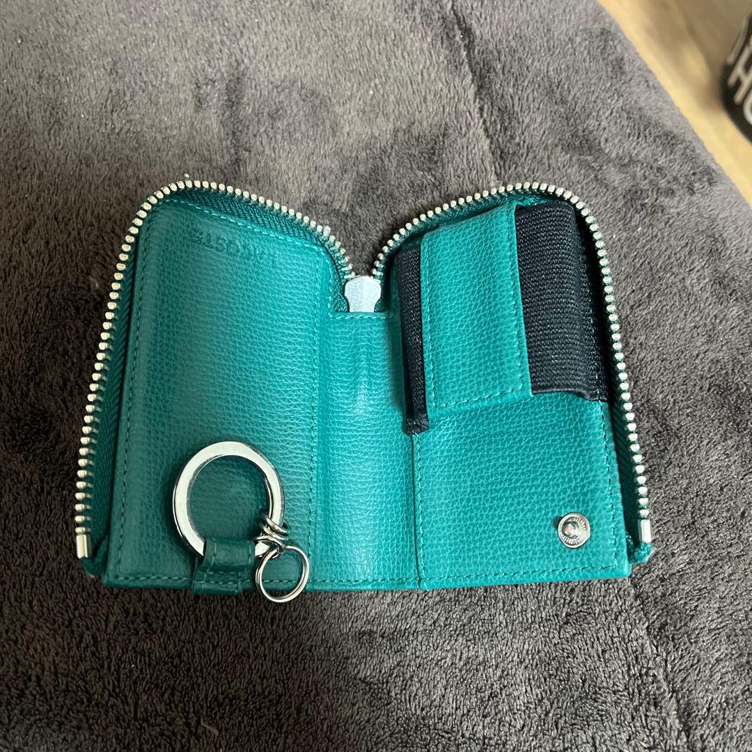 ターコイズ レザー キーケース