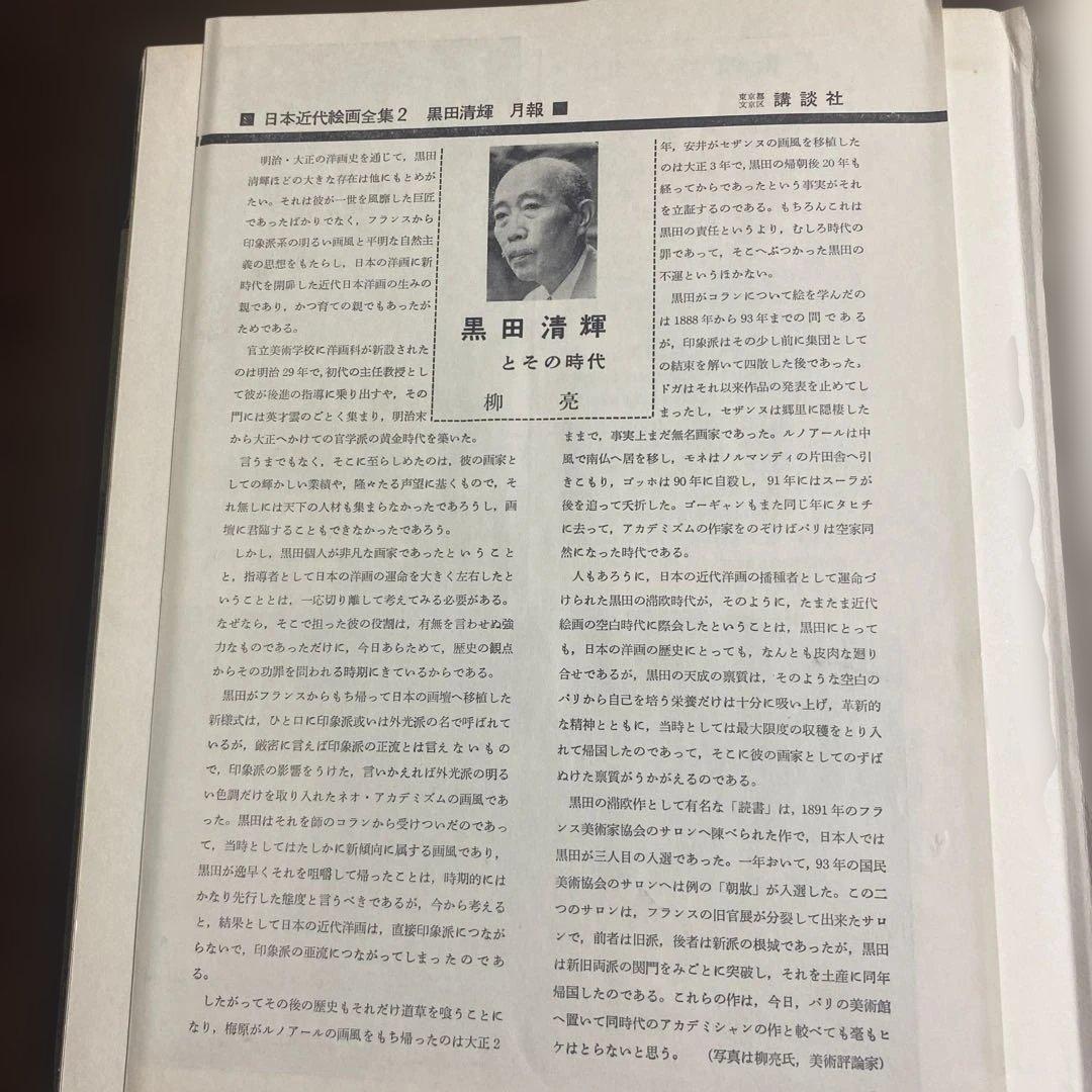 講談社版　日本近代絵画全集　15冊セット 初版と思われます　月報12