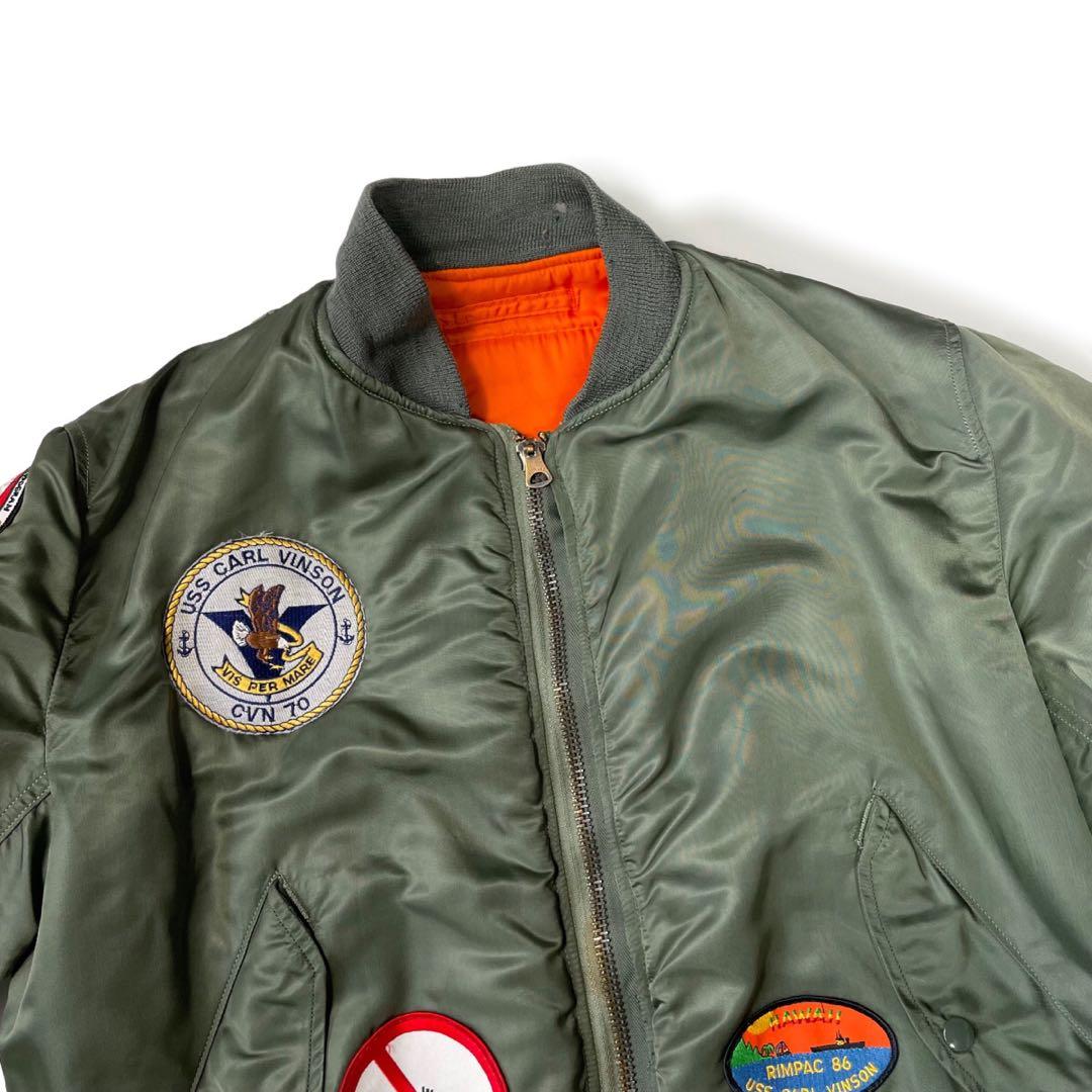 70’s USAF 米軍実物 MA-1 フライトジャケット ワッペン M