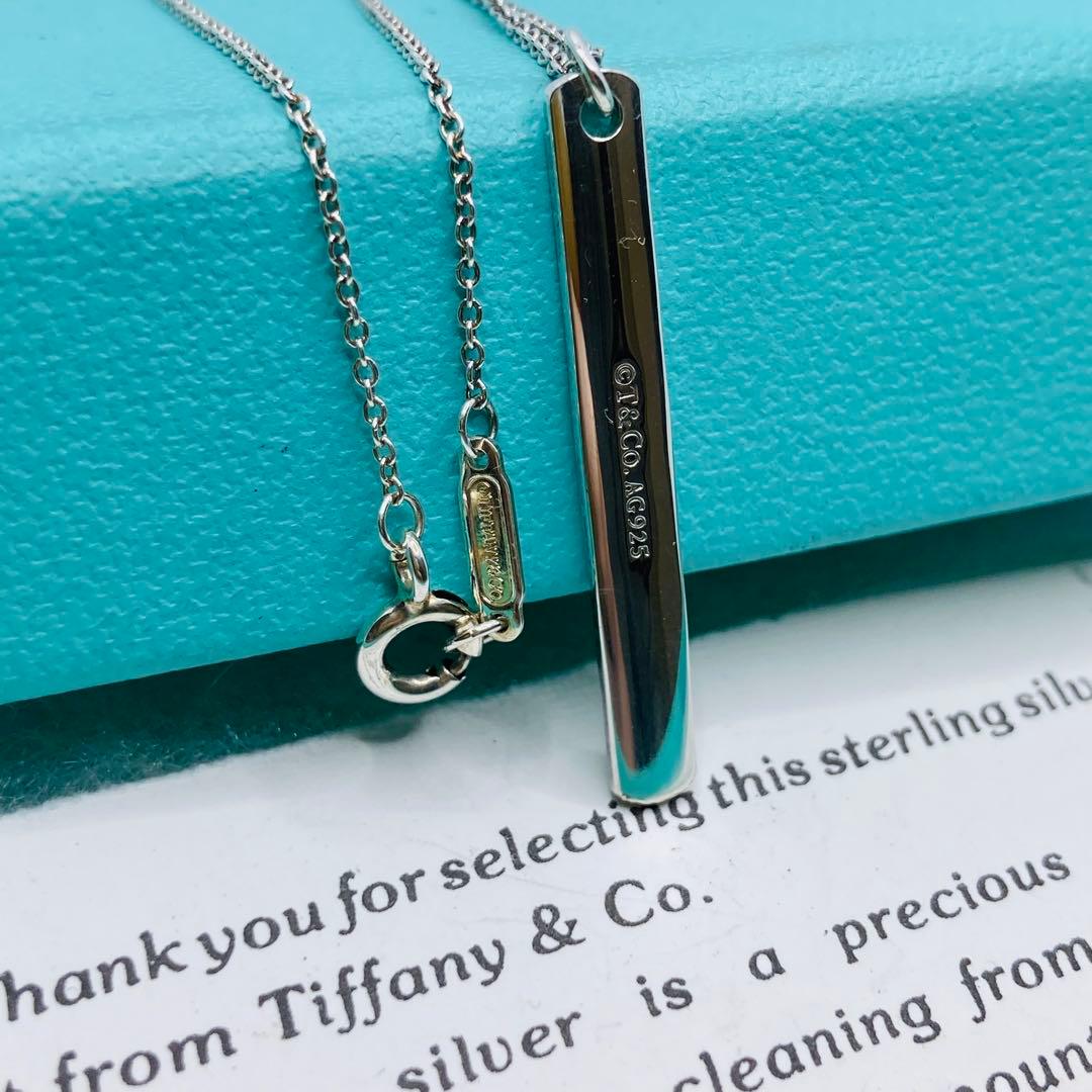 極美品✨ ティファニー ネックレス 1837 プレート AG925