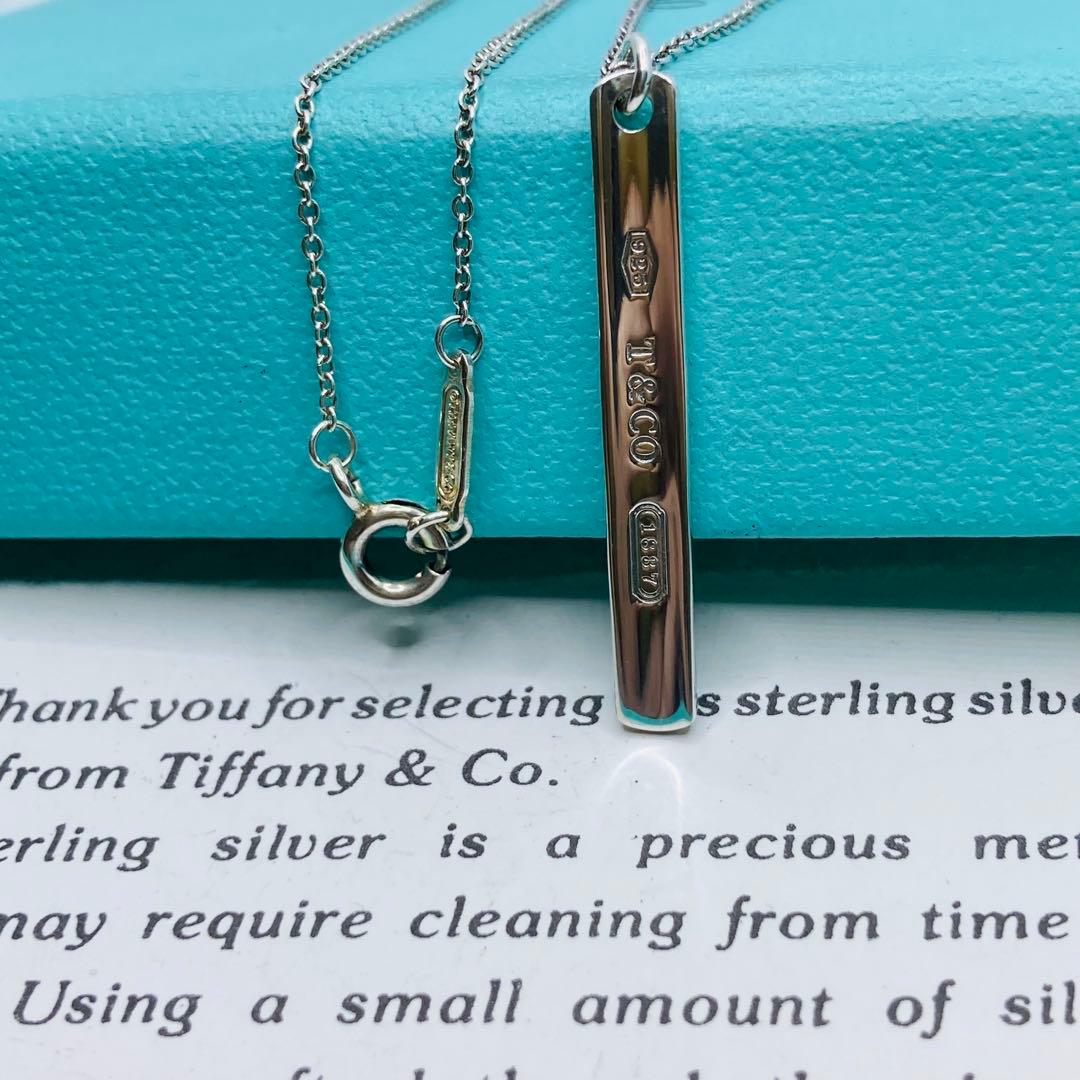 極美品✨ ティファニー ネックレス 1837 プレート AG925