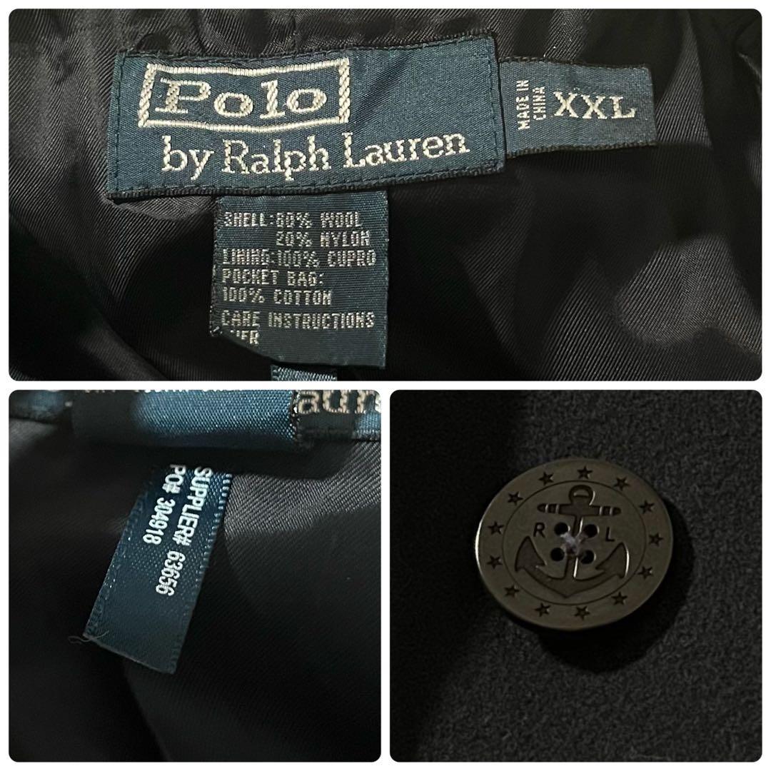 【美品】ポロバイ ラルフローレン　Pコート　13スター　10ボタン　XXLサイズ