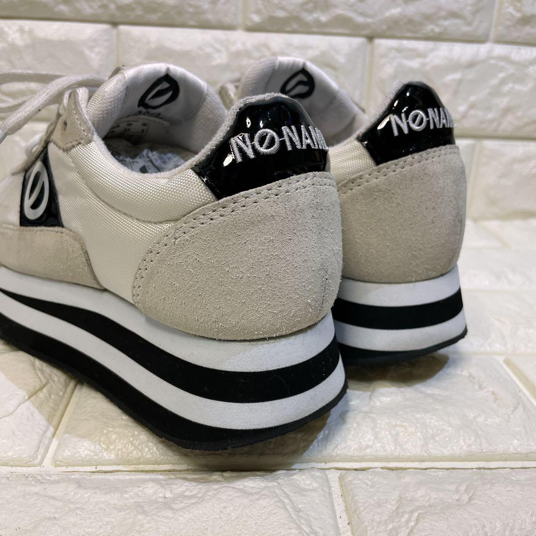 NO NAME ノーネーム 厚底スニーカー ホワイト 36