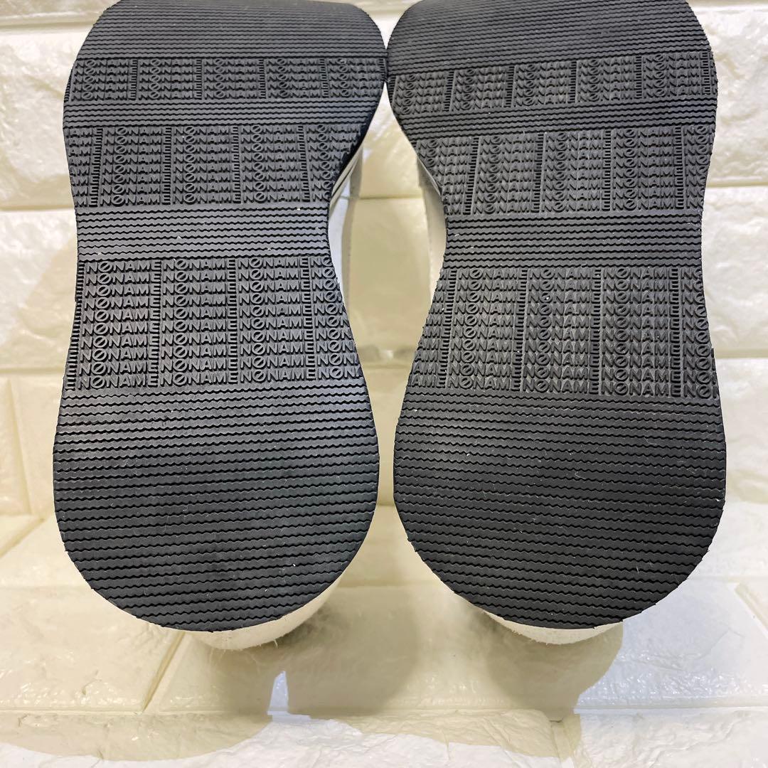 NO NAME ノーネーム 厚底スニーカー ホワイト 36