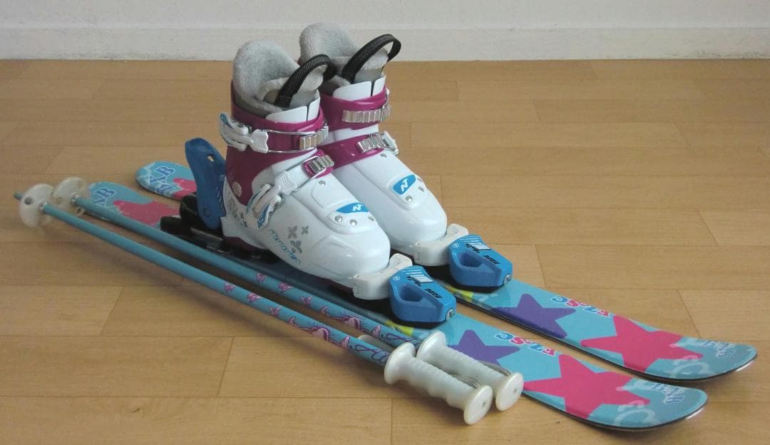 ■■11月限定■送料無料■BXB■子供用スキー4点セット■86/18.5■逆走防