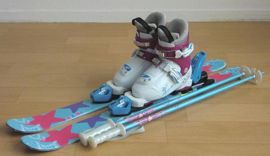 ■■11月限定■送料無料■BXB■子供用スキー4点セット■86/18.5■逆走防