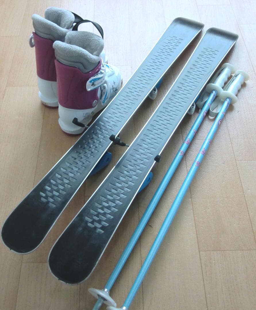 ■■11月限定■送料無料■BXB■子供用スキー4点セット■86/18.5■逆走防