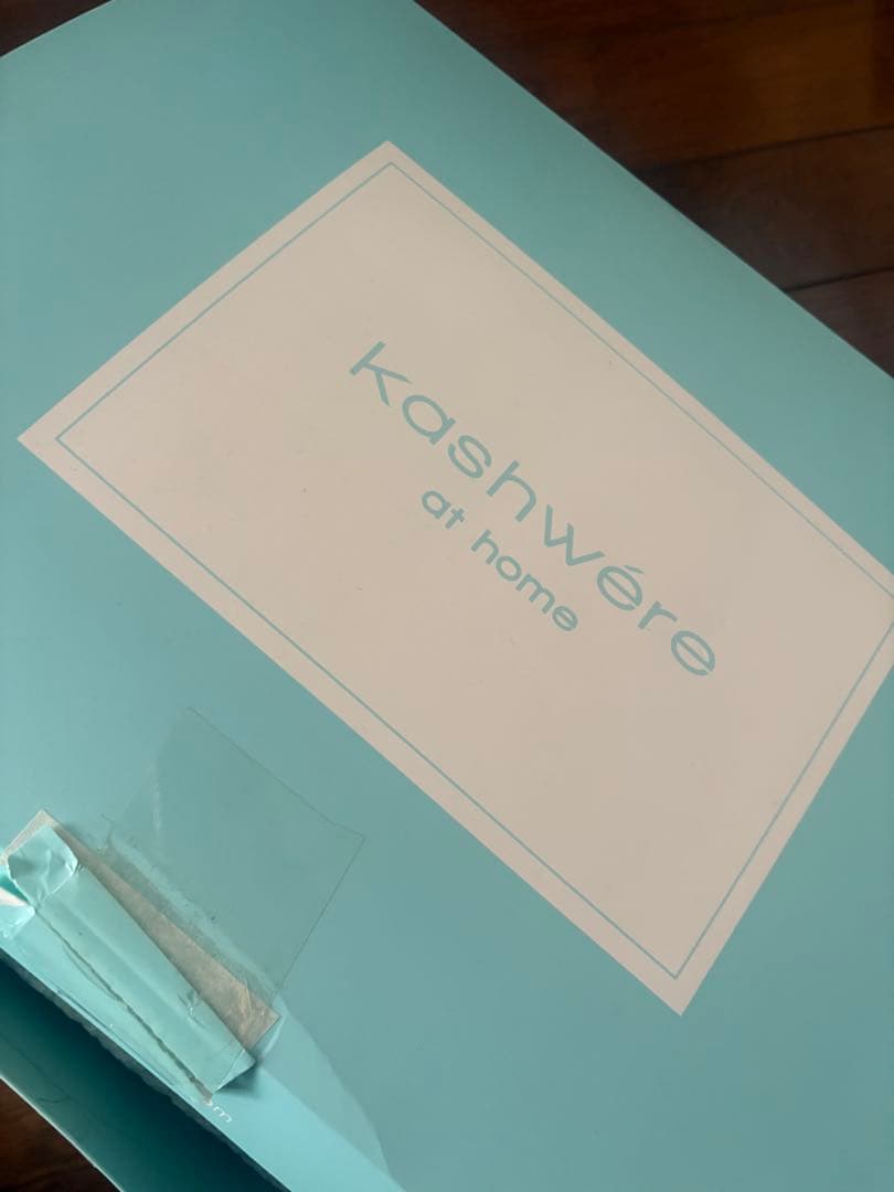 （未使用品）kashwere ハーフブランケット・ダマスク 85×110cm