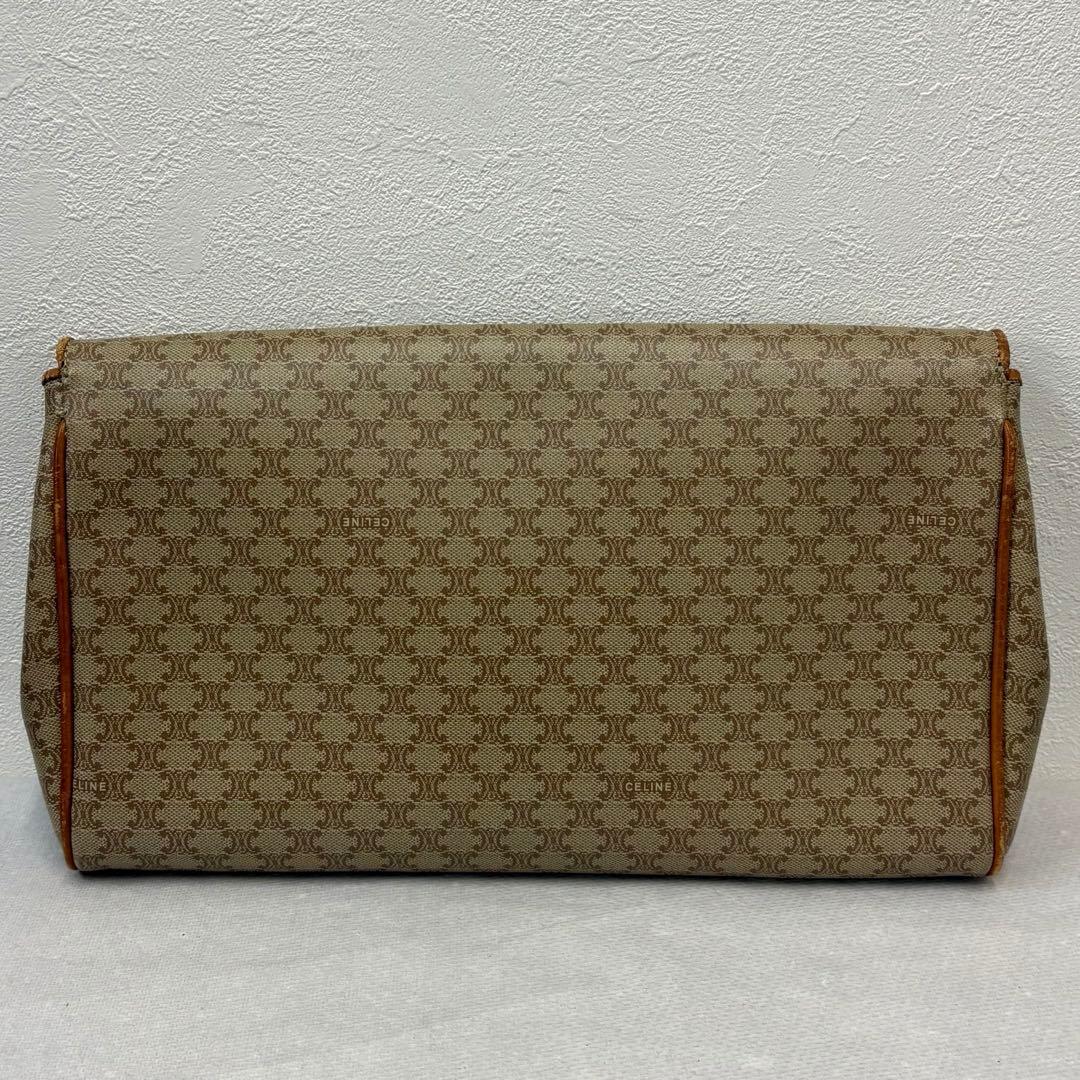 【美品】セリーヌ　CELINE クラッチバッグ　マカダム柄　ヴィンテージ
