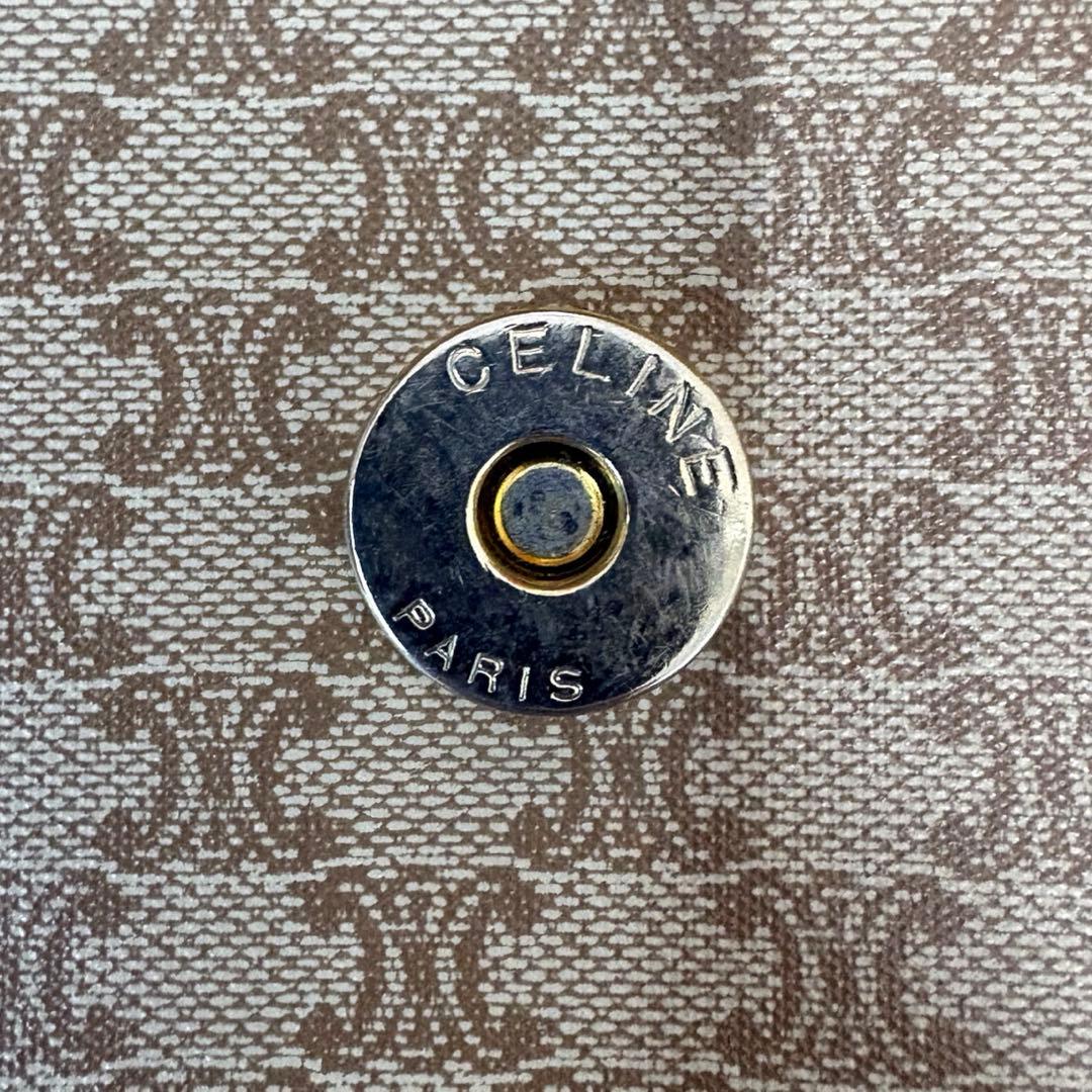 【美品】セリーヌ　CELINE クラッチバッグ　マカダム柄　ヴィンテージ