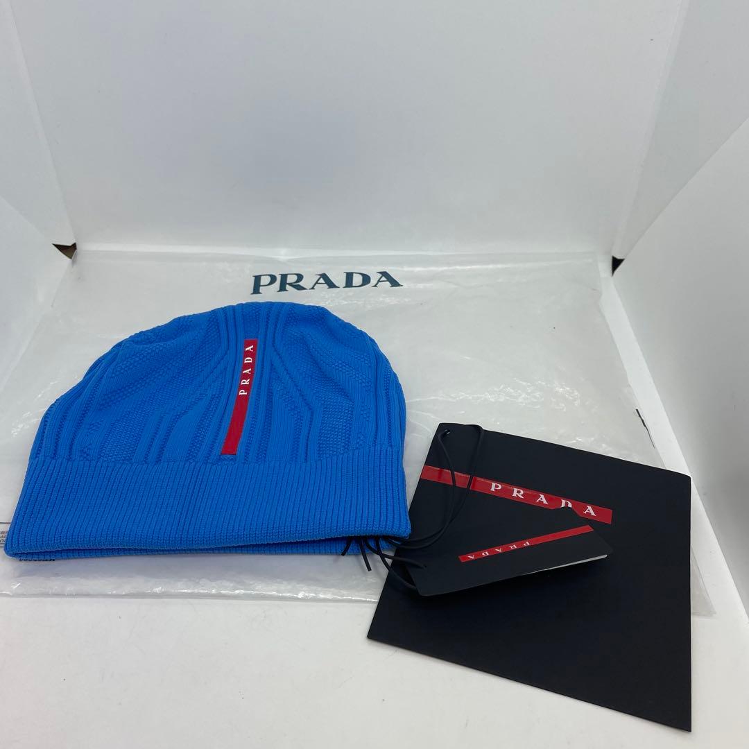 【未使用・タグ付き】プラダ PRADA スポーツライン ビーニー ナイロン