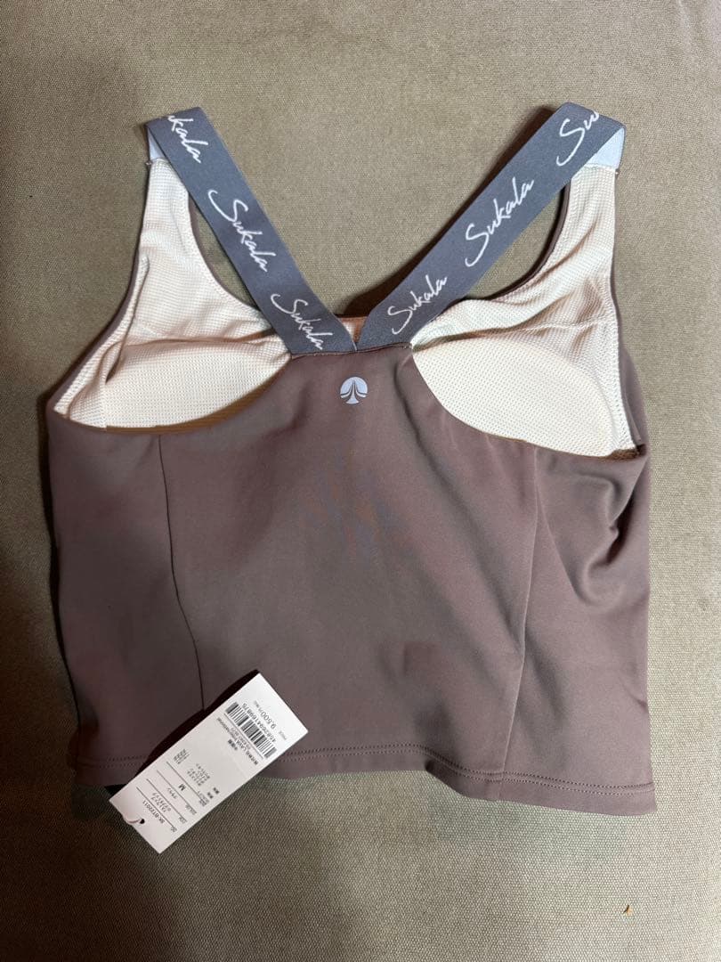 値下げ　SUKALAブラトップ　M ブラウン　新品未使用