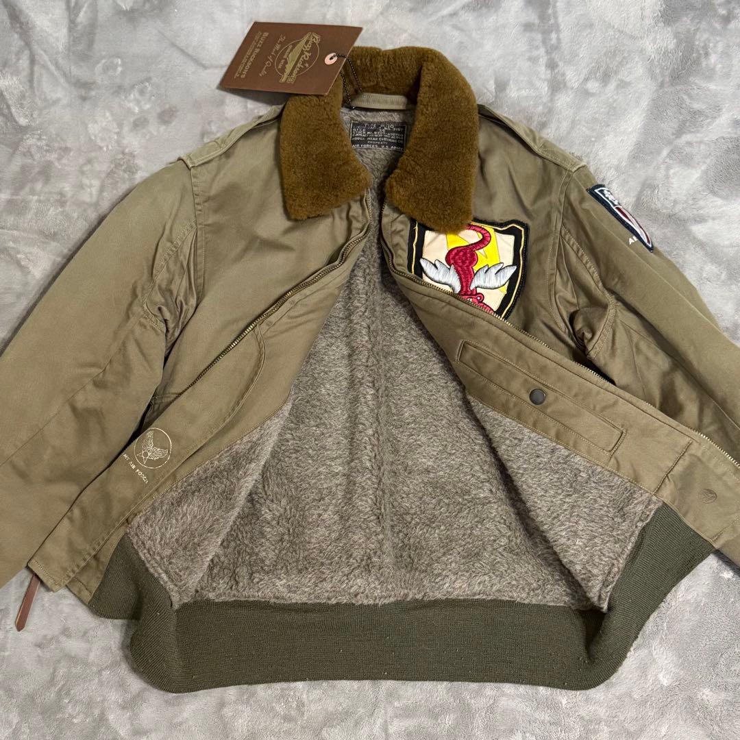 バズリクソンズ B-10 フライングタイガー 赤虎 ワッペン ボア