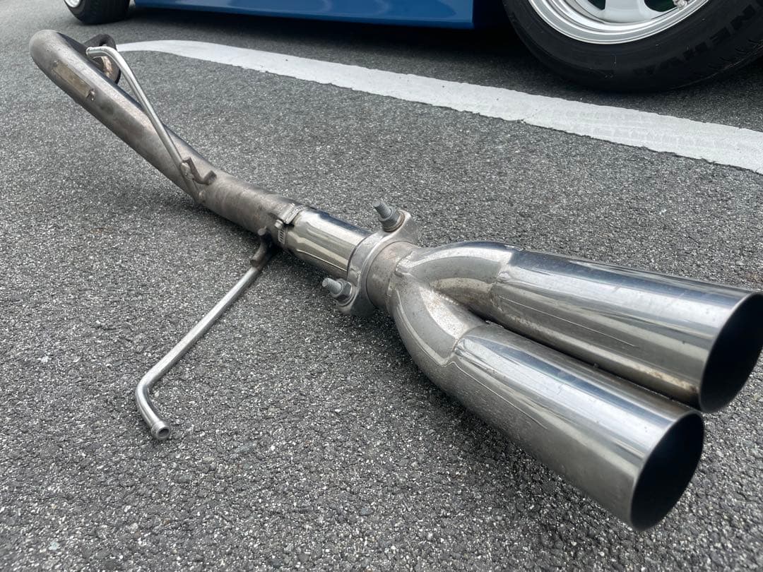 k12マーチデュアルテール マフラー ステンレス