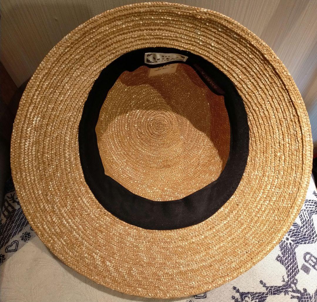 田中帽子店×AMACA 麦わら帽子