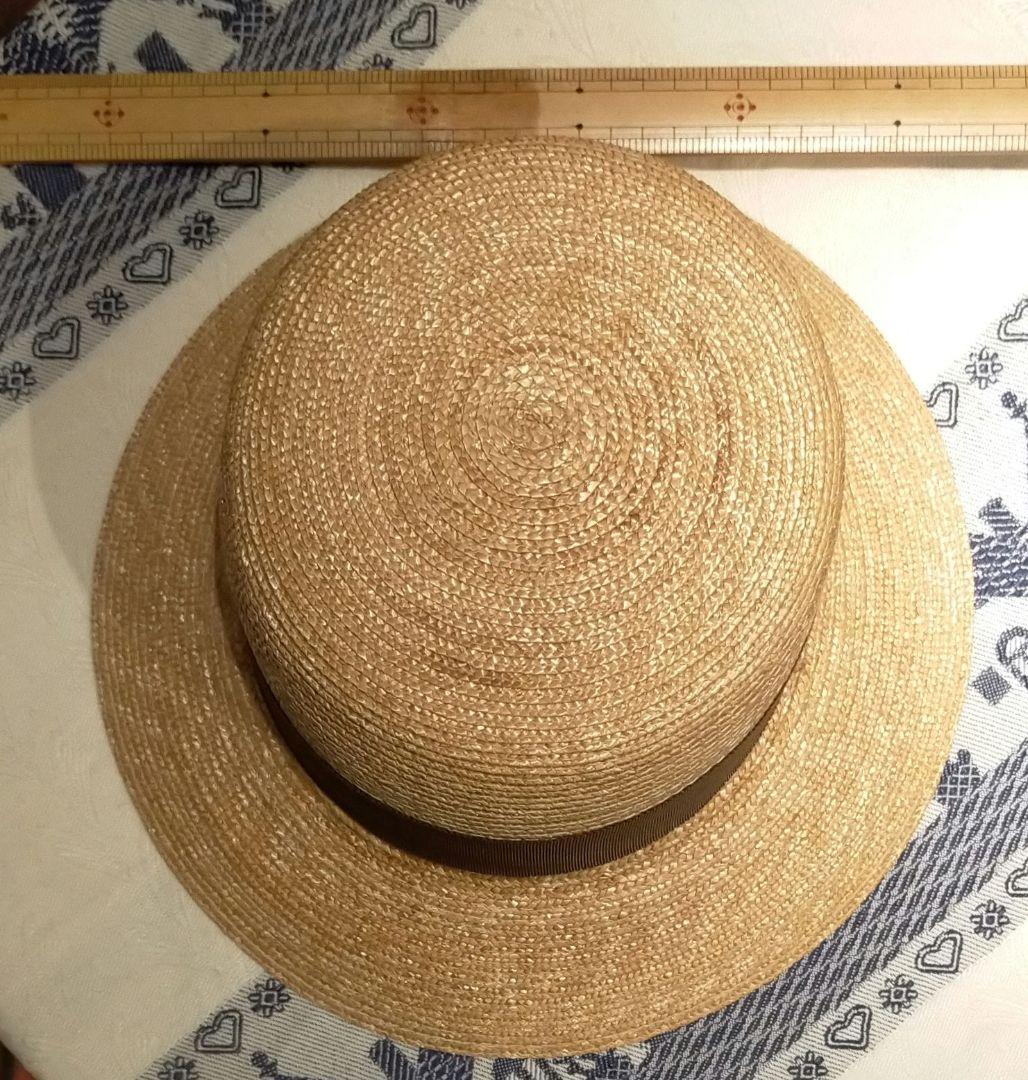 田中帽子店×AMACA 麦わら帽子