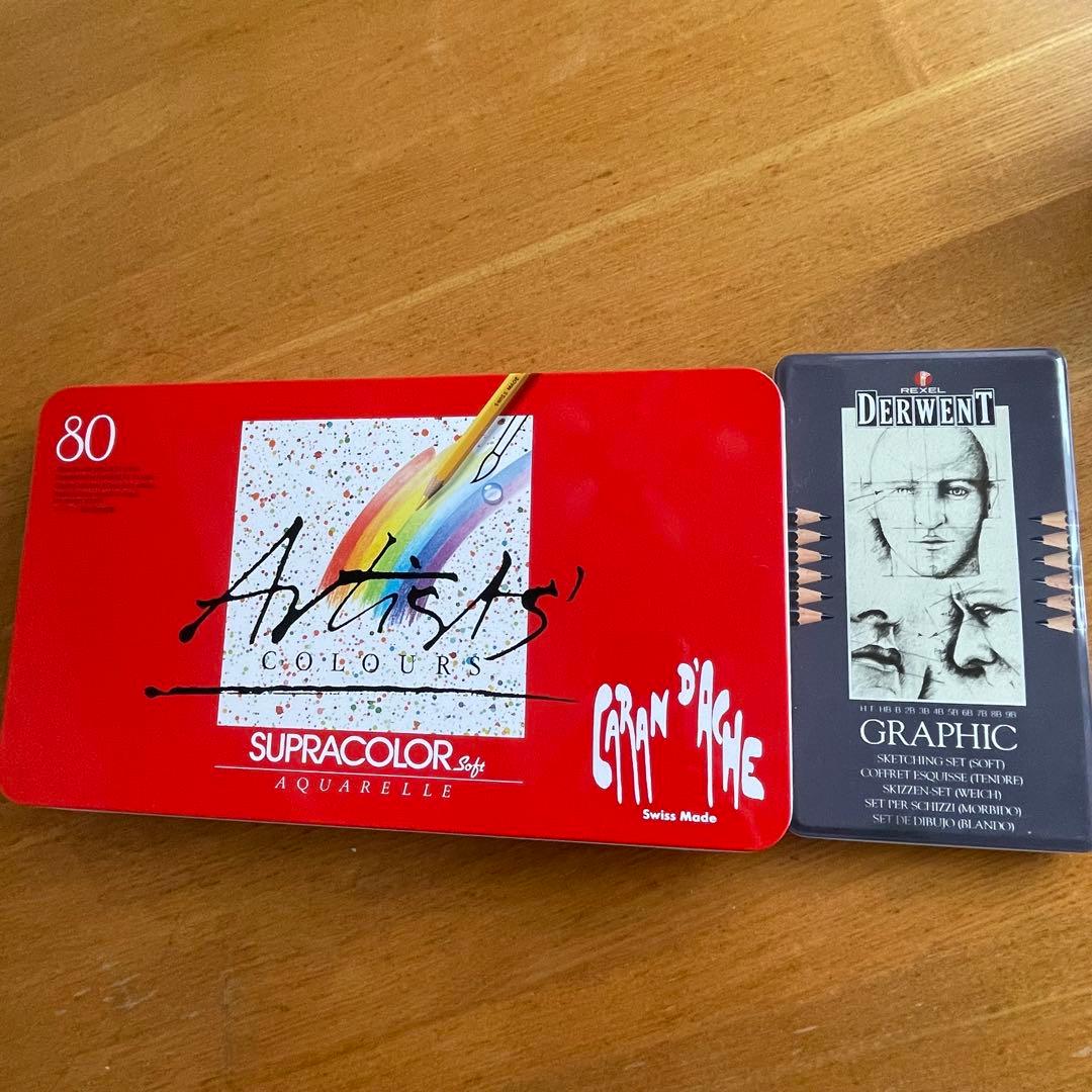 SALE★カランダッシュスプラカラーソフト色鉛筆80色DERWENT鉛筆12本