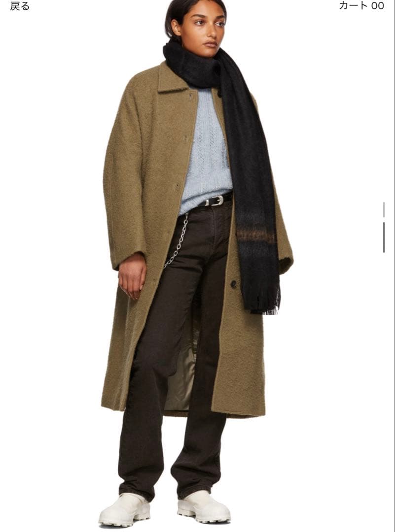 OUR LEGACY ブラック マフラー