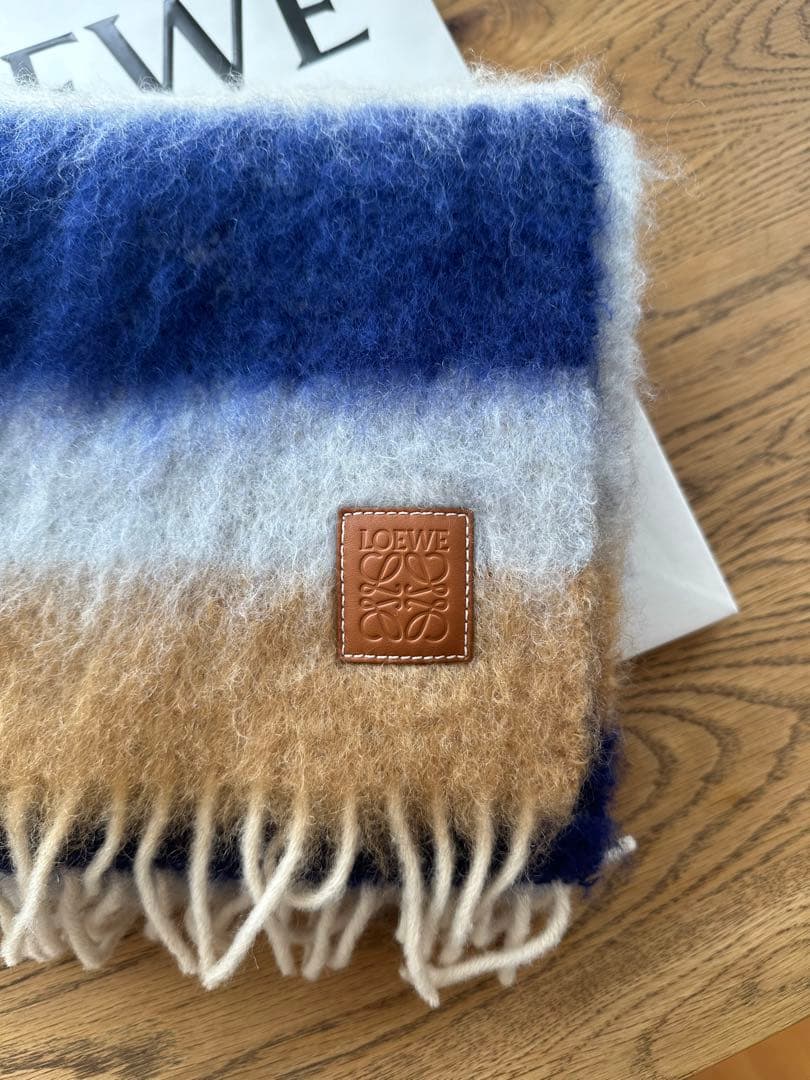 【超美品】LOEWE マフラー 180×23cm