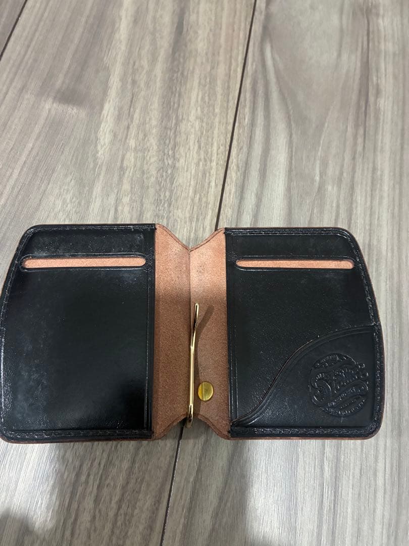 6t leather works マネークリップ