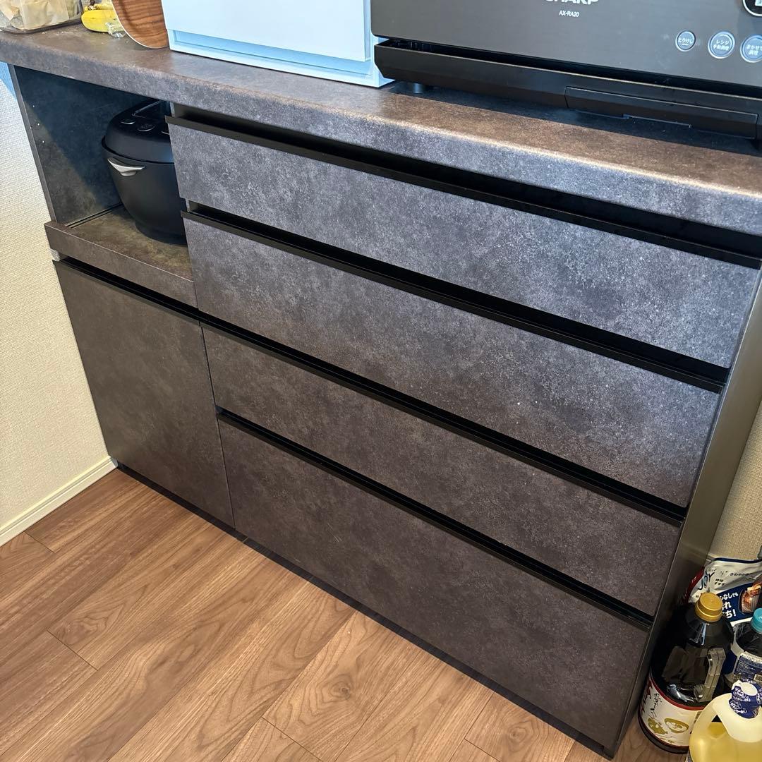 食器棚　ロータイプ　キッチンカウンター収納