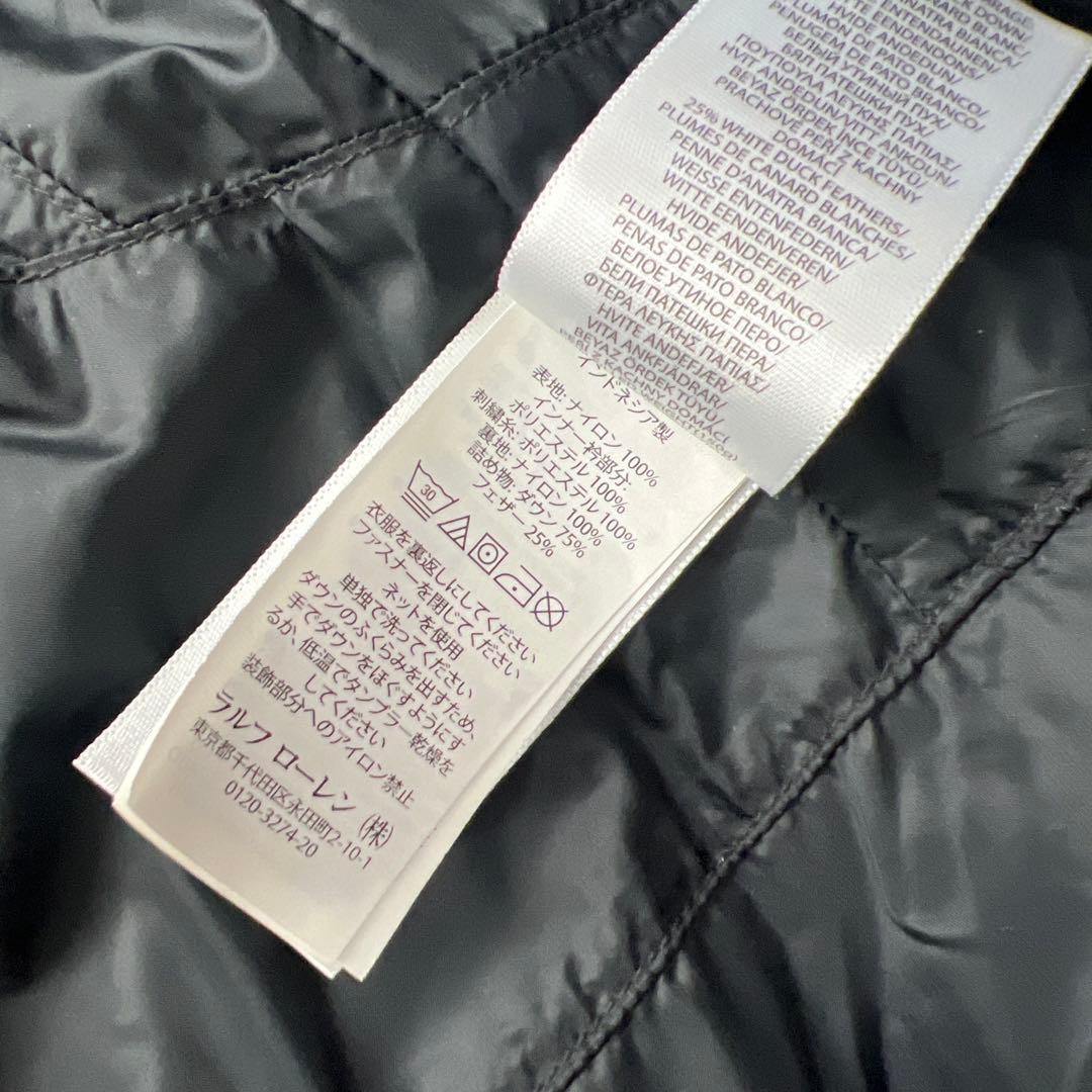 POLO Ralph Lauren　ビッグポニー　ダウンベスト　フード　S