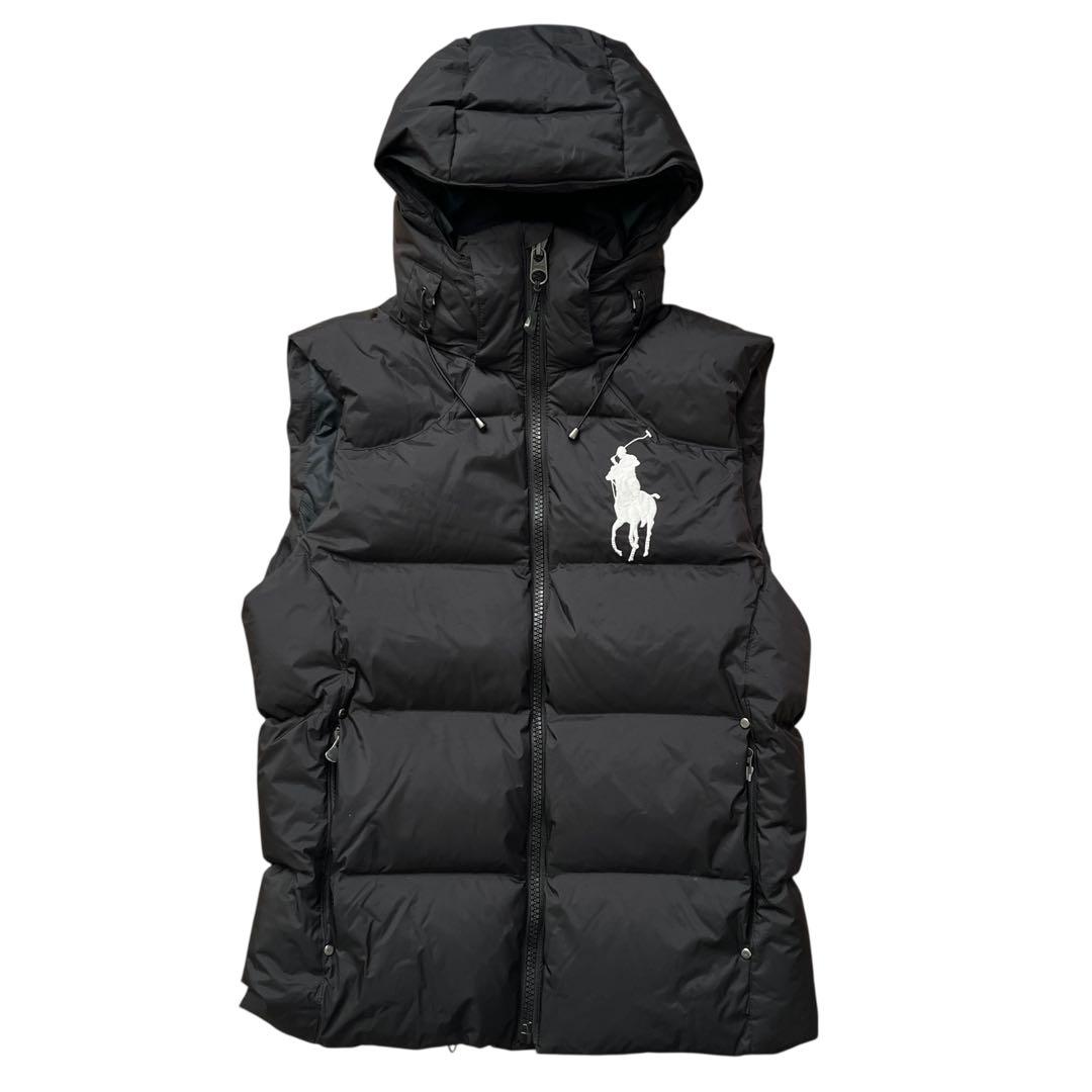 POLO Ralph Lauren　ビッグポニー　ダウンベスト　フード　S