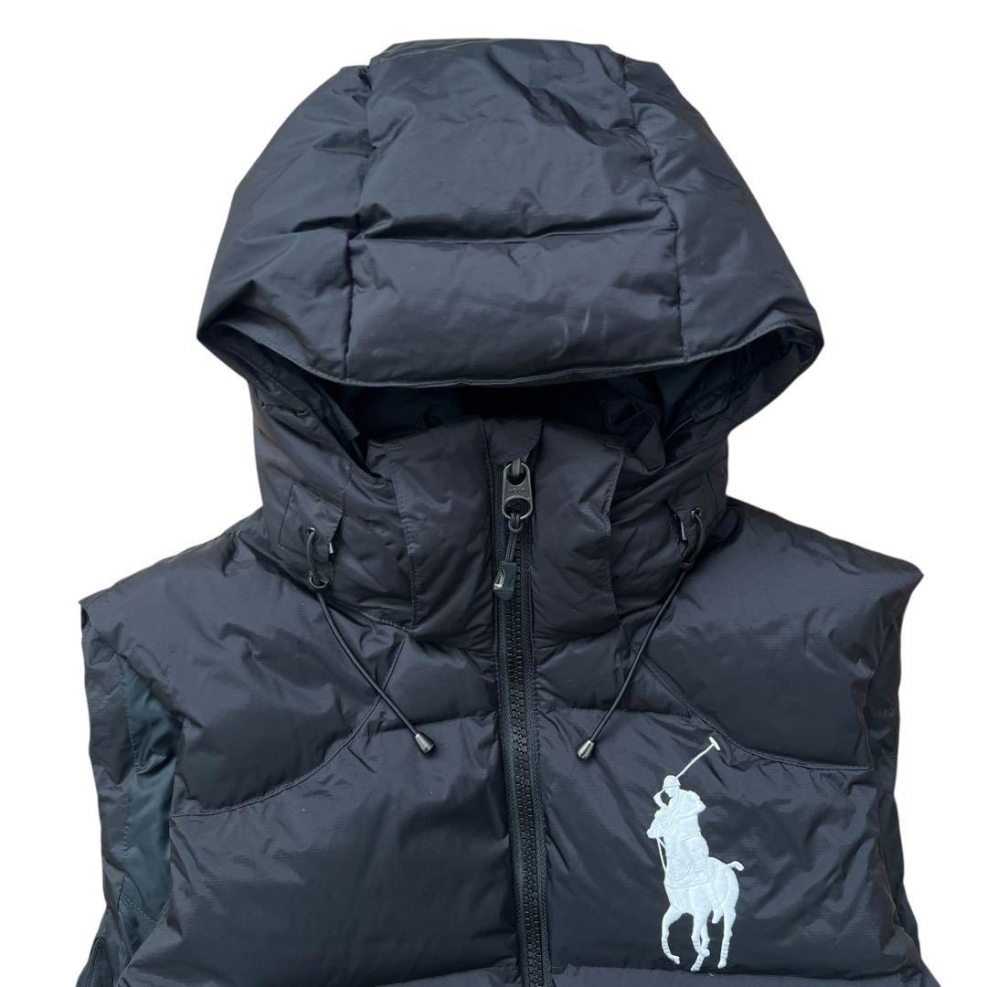 POLO Ralph Lauren　ビッグポニー　ダウンベスト　フード　S