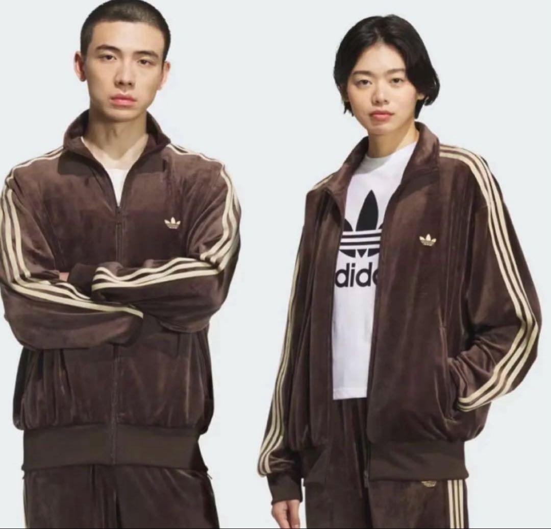 adidas ファイヤーバードトラックジャケットベロア originals M