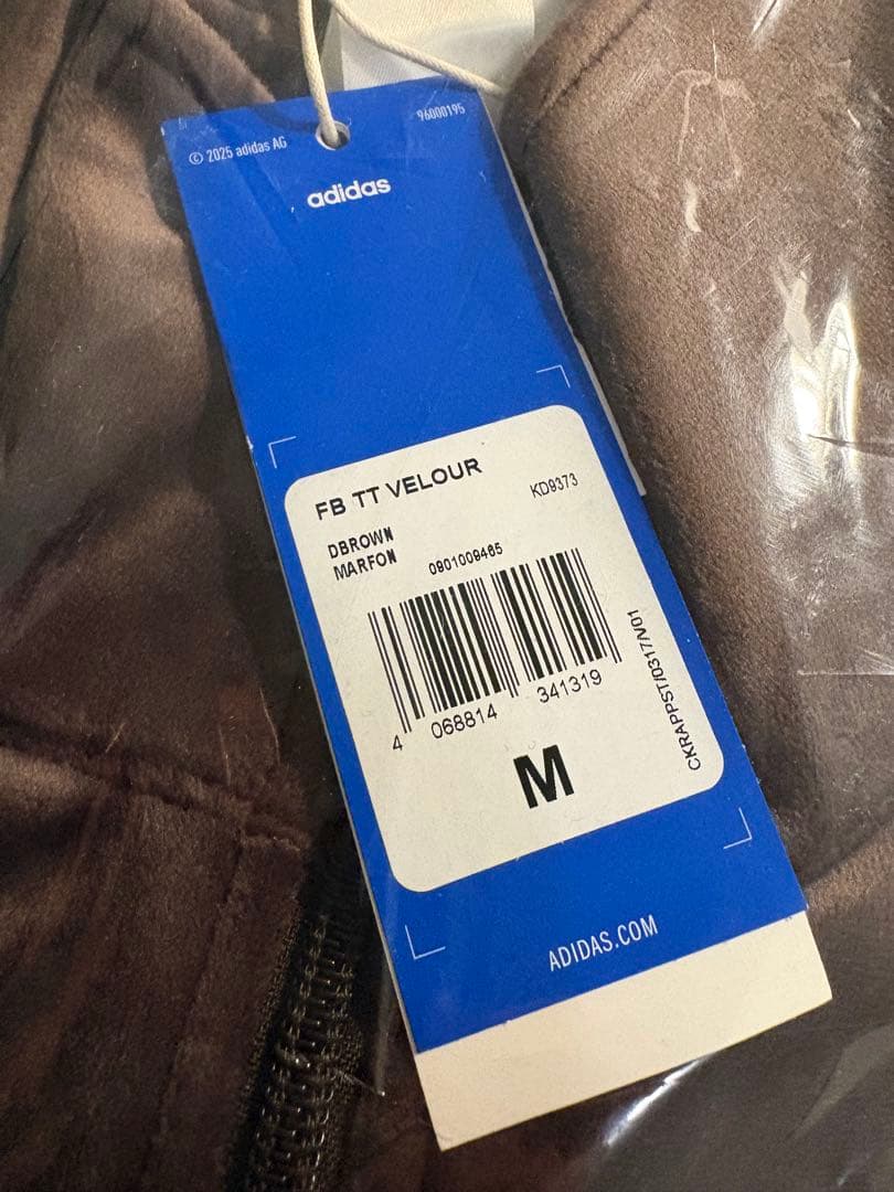 adidas ファイヤーバードトラックジャケットベロア originals M